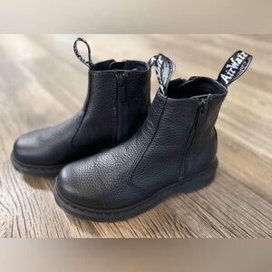 Dr. Martens Chelsea Zipper Wizips  Leather Ankle Boots Womens Uk4/US6